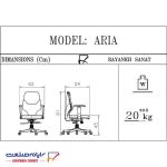 صندلی کارمندی ارگونومیک