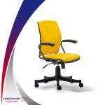 خرید صندلی کارمندی جکدار چرخی رویال